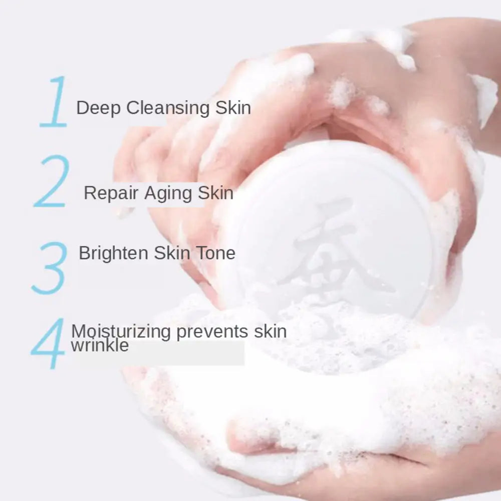 Silk Collagen Goat Milk Cleansing Bar — Hydrating, Brightening & Moisturizing Facial Soap (60g)