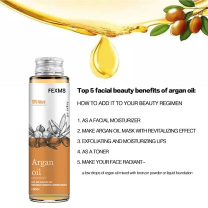 Organic Moroccan Argan Oil – 100% Pure Cold-Pressed Premium Grade