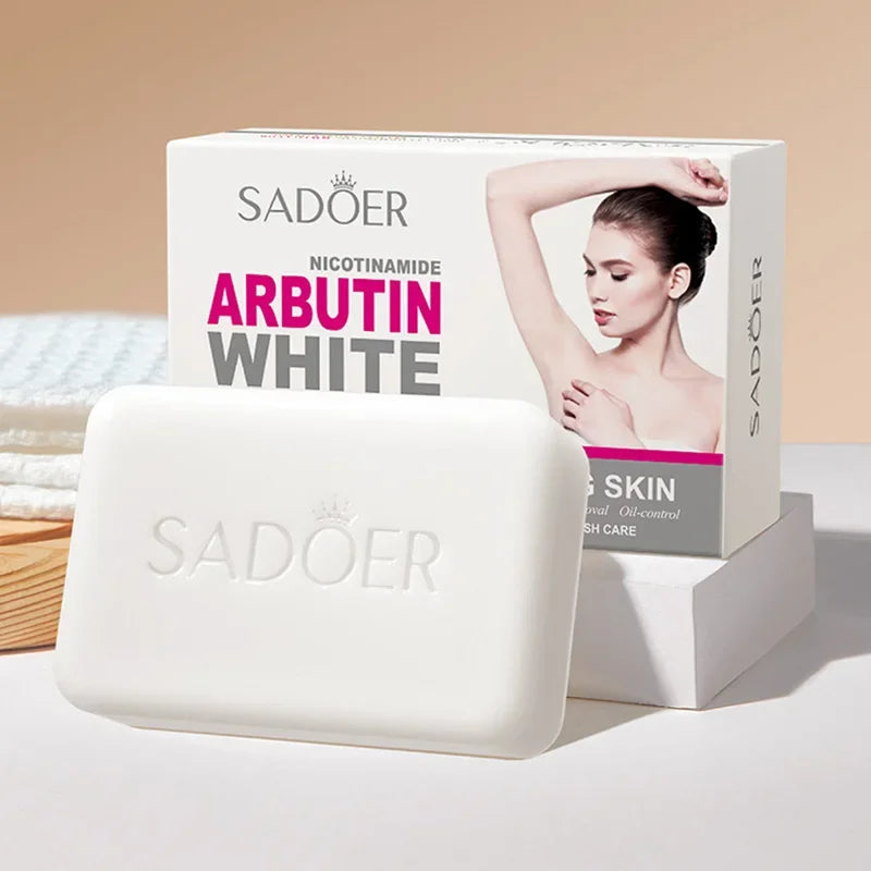 SADOER Niacinamide: Arbutin Facial Soap – Brightening Deep Clean Cleanser