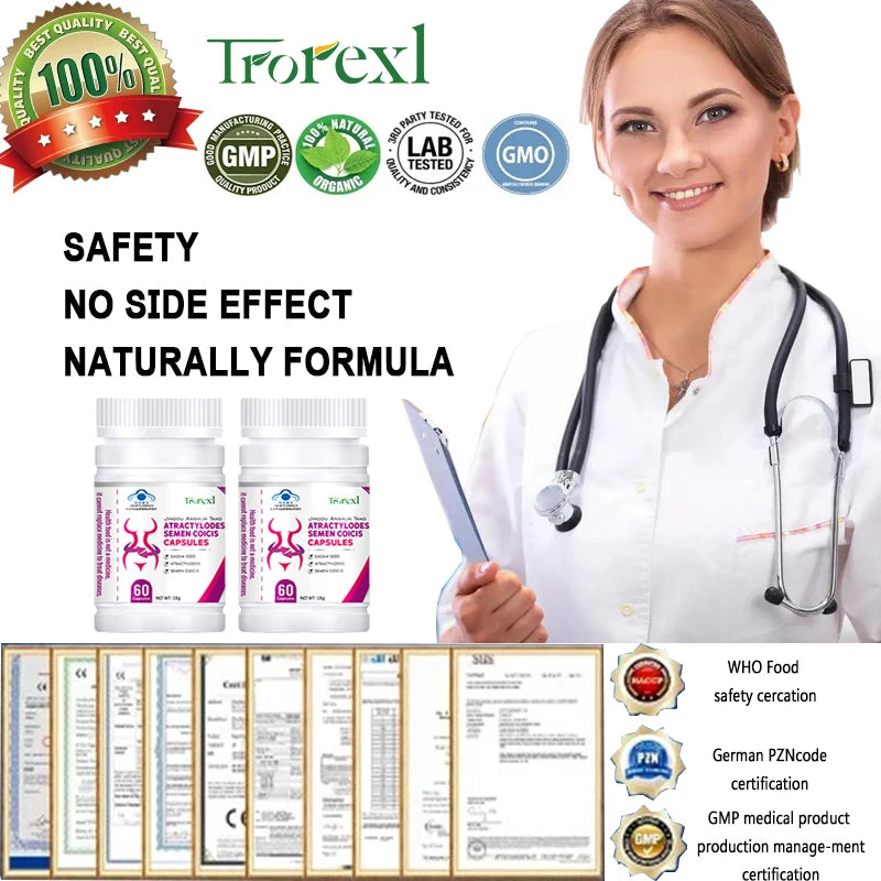 Cassia & Coix Seed Weight Loss Pills – Detox, Metabolism & Fat Support, 100% Herbal & Vegan