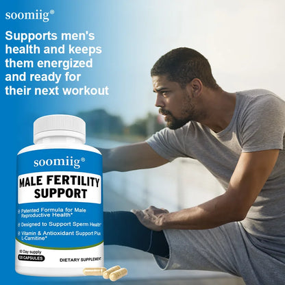 Men’s Reproductive Health Supplement - Fertility Balance, Vegan Non-GMO (60 Caps)