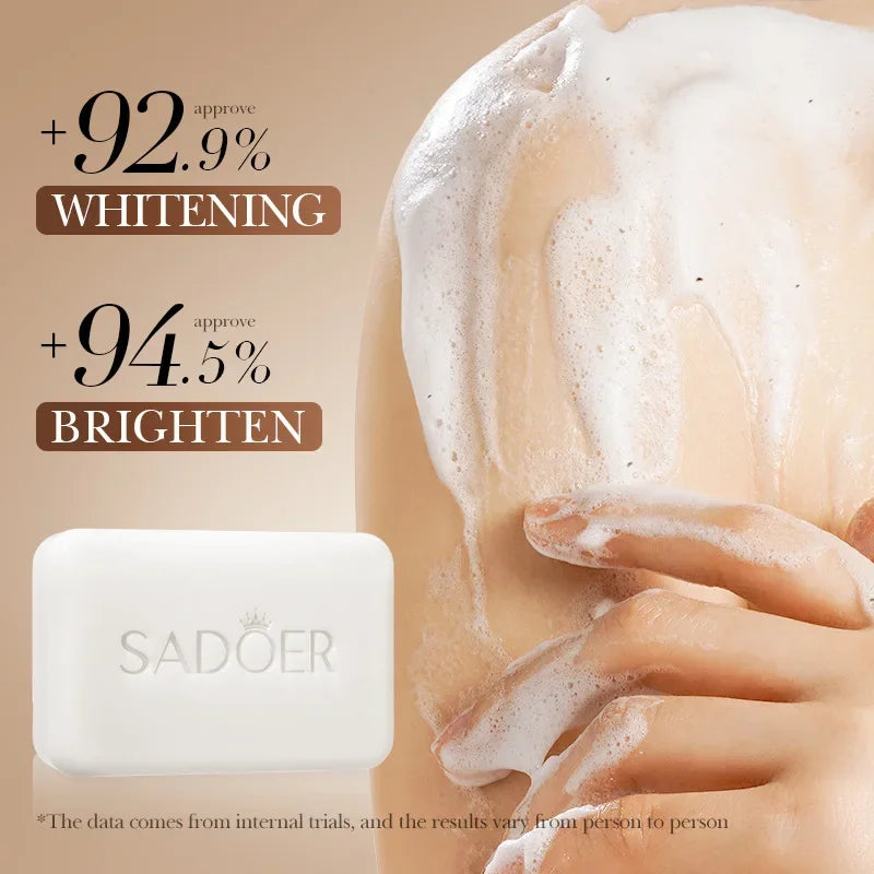 SADOER Niacinamide: Arbutin Facial Soap – Brightening Deep Clean Cleanser