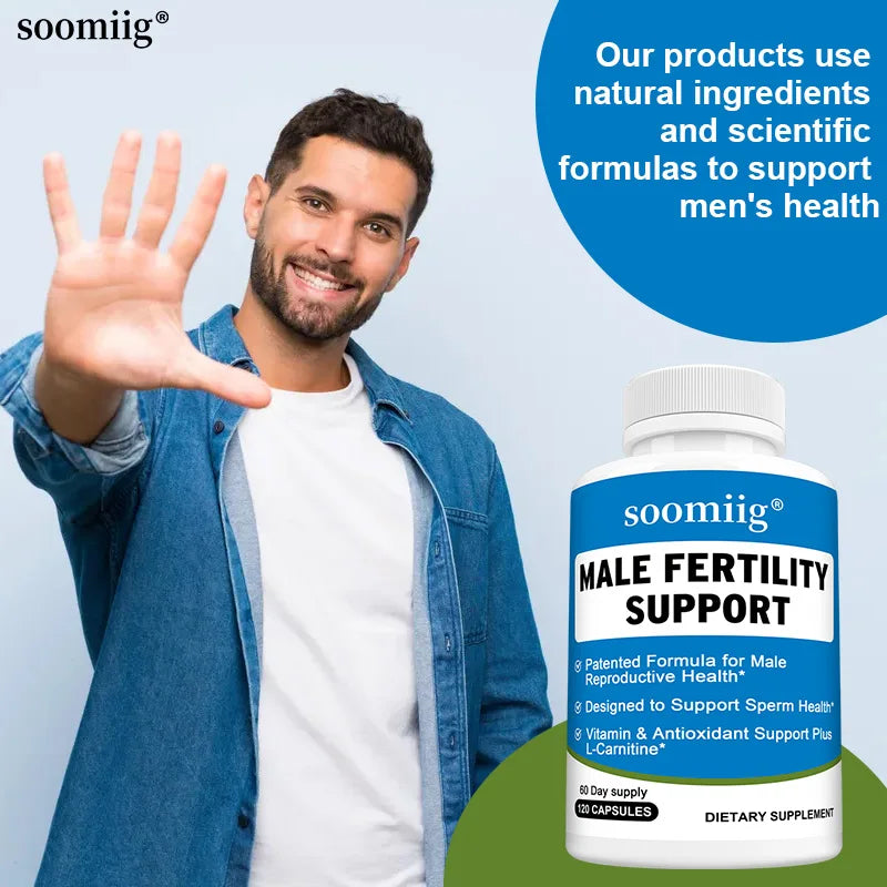 Men’s Reproductive Health Supplement - Fertility Balance, Vegan Non-GMO (60 Caps)