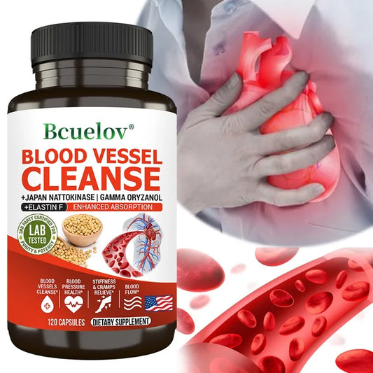 Vascular Cleanser – Blood & Heart Health Support, 120 Capsules